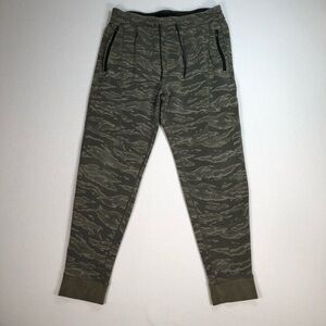 Abercrombie & Fitch Sweat Pants Men's M 32 Green Camo Drawstring Camouflage Army